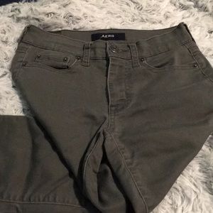 Army green Aeropostale Jeggings